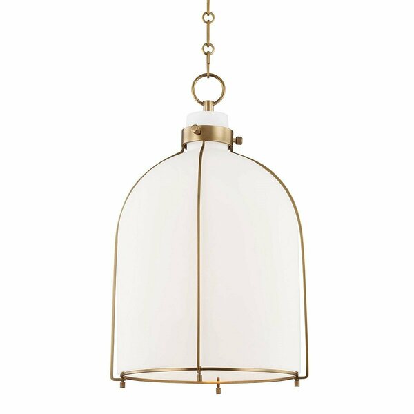 Hudson Valley 1 Light B Pendant 7314-AGB